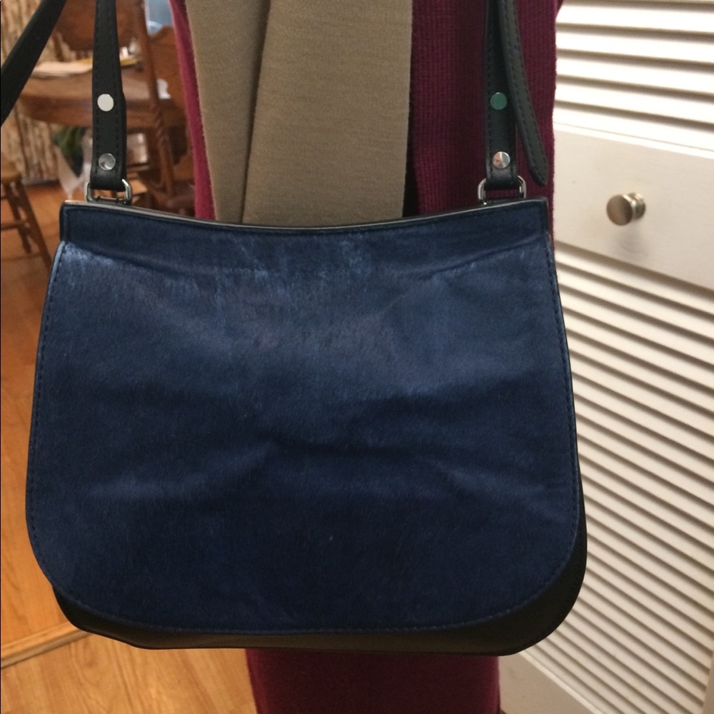 J Crew Leather saddle Bag